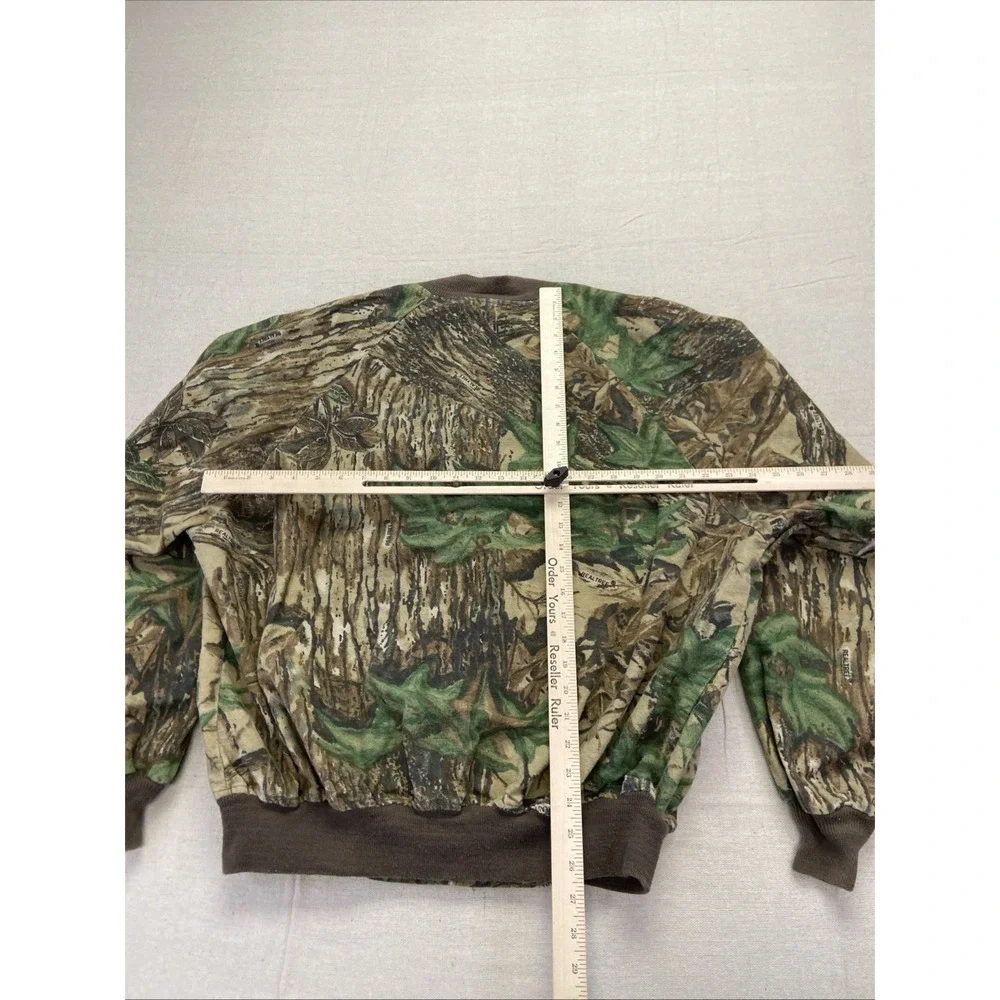 Vintage Rattlers Brand Jacket Mens XXL Realtree Camo Bomber 90s Hunting Outdoors
